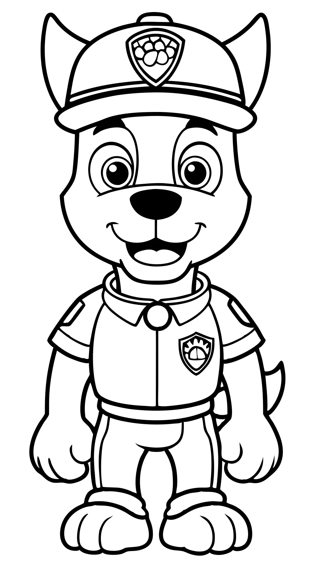 paw patrol color pages to print